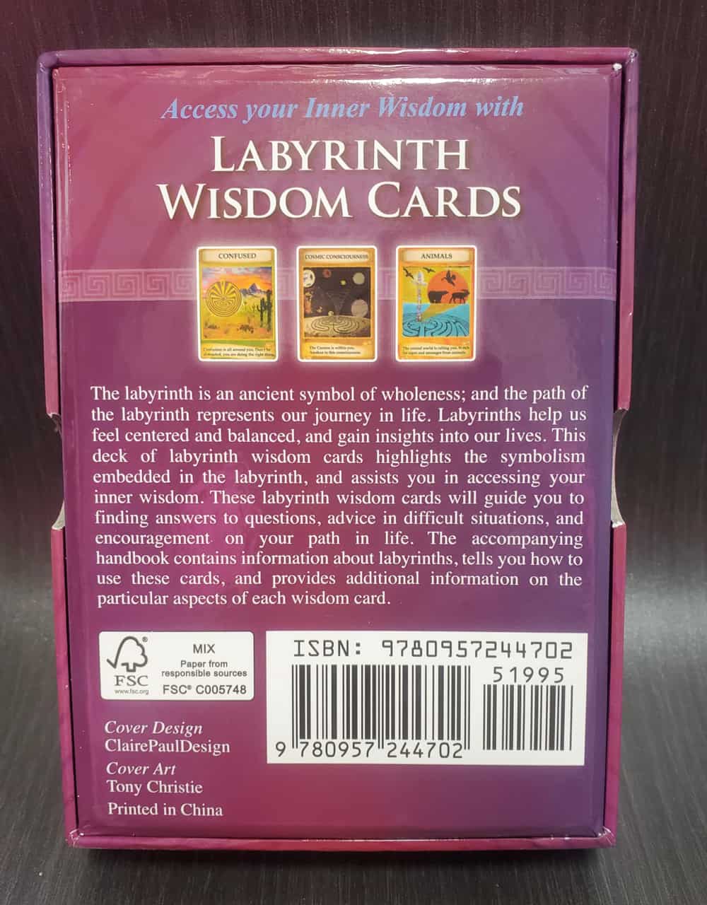 ITEM: Labyrinth Wisdom Cards - Image 2